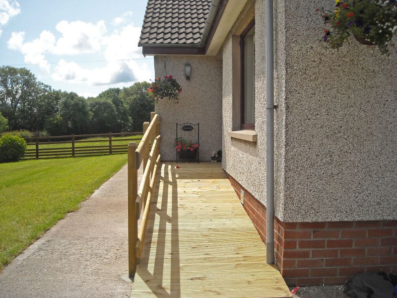 Wood Ramp Construction in Wilmington, NC